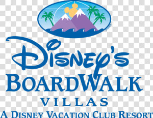 Transparent Resort Clipart   Disney  39 s Boardwalk Villas Logo  HD Png Download
