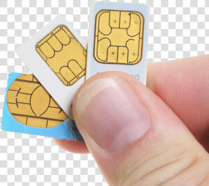 Sim Cards On Hand Png Image   Sim Card In Hand Png  Transparent Png
