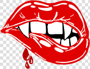 Clip Art Fang Image Vampire   Vampire Teeth Drawing Easy  HD Png Download