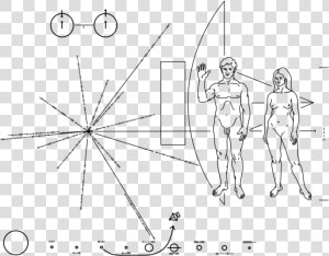 Pioneer Plaque Svg  HD Png Download