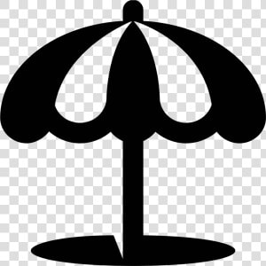 Transparent Beach Umbrella Clipart Black And White   Beach Umbrella Logo Png  Png Download