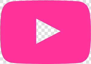 Pink Youtube Icon Png   Black Transparent Youtube Logo  Png Download