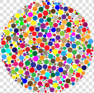Colorful  Prismatic  Chromatic  Rainbow  Circles  Dots   International Dot Day Shirt  HD Png Download