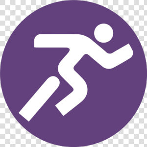 Athletics Icon Button   Circle  HD Png Download