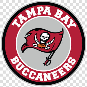 Tampa Bay Buccaneers Circle Logo Vinyl Decal   Sticker   Tampa Bay Buccaneers Throwback Logo  HD Png Download