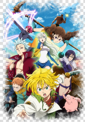 Net Nanatsu No Taizai Nnt Anime Meliodas Hawk King   Seven Deadly Sins Cover  HD Png Download