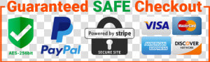 Paypal Safe Checkout  HD Png Download