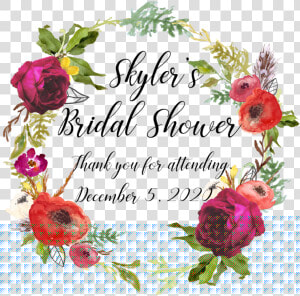 Floral Bridal Shower Clipart  HD Png Download