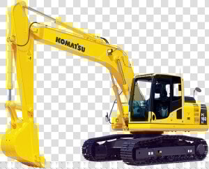 Excavator Png Image   L amp t Komatsu Pc 200  Transparent Png
