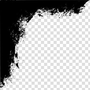 Corners Vector Grunge   Monochrome  HD Png Download