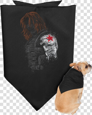 Winter Soldier Doggie Bandana   Kerchief  HD Png Download