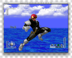 Captain Falcon Melee Black  HD Png Download