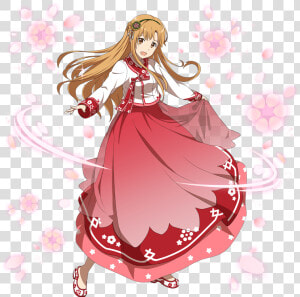 Yuuki Asuna In Dress  HD Png Download