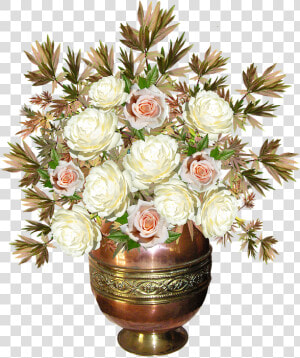 Jarron Con Flores Png  Transparent Png