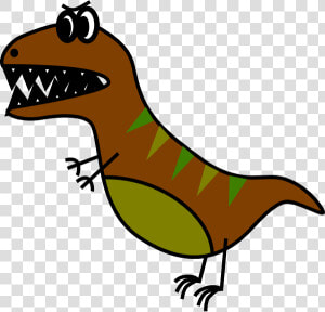 Very Simple Bd Style T rex Svg Clip Arts   T Rex Cartoon Drawing Easy  HD Png Download