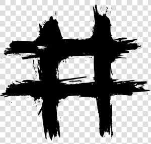 White Hashtag Png  Transparent Png