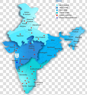 India Map With Cities Png  Transparent Png