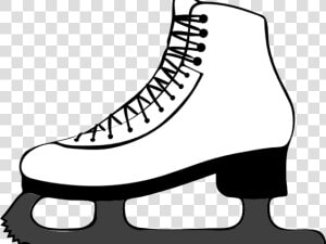 Ice Skates Clipart Png   Png Download   Skate Clipart Black And White  Transparent Png