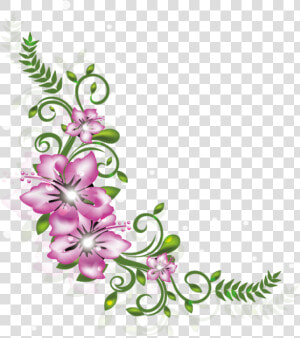  ftestickers  flowers  floraldesign  border  corner   Illustration  HD Png Download