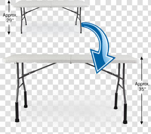 Bent Table Leg Risers  HD Png Download