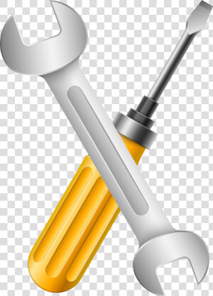 Wrench And Screwdriver Png Clip Art Image   Screwdriver Png  Transparent Png