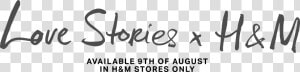 Love Stories X Hm Logo  HD Png Download