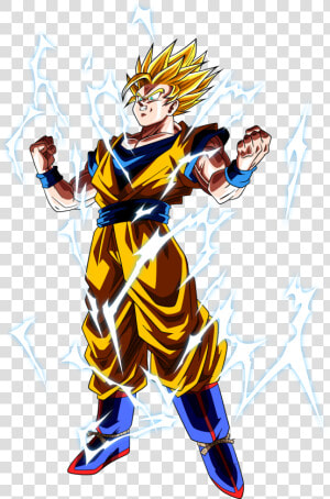 Goku Clipart Super Saiyan2   Super Saiyan Goku Transparent Background  HD Png Download