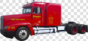 Classic Tractor Towing   Truck  HD Png Download