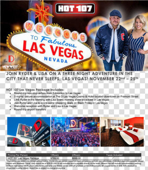 Hot 107 Las Vegas   Welcome To Las Vegas  HD Png Download