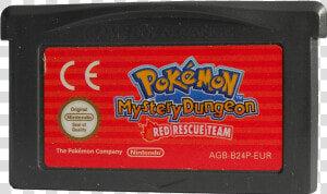 Pokemon Mystery Dungeon Red Cartridge  HD Png Download