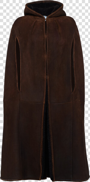 Suede Sheepskin Cape   Hood  HD Png Download