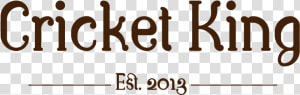 Cricket King   Cricket S King Logo  HD Png Download