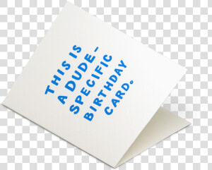 This Is A Dude Specific Birthday Card   Paper  HD Png Download