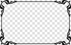 Showcard Border Clip Arts   Text Box Border Transparent  HD Png Download