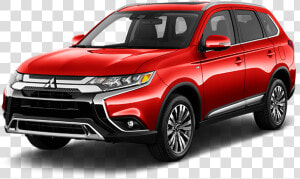 2019 Mitsubishi Outlander Rally Red Metallic   Mitsubishi Outlander 2019 Colors  HD Png Download
