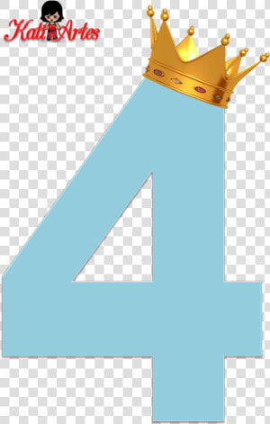 Numero 4 Png Azul  Transparent Png