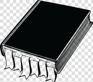 Novel Clip Art Black And White  HD Png Download