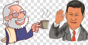 Xi  Modi May Stump Trump On Trade Talks   Modi Illustration  HD Png Download