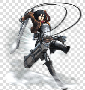 Reviewattackontitanwof   Mikasa Attack On Titan Art  HD Png Download