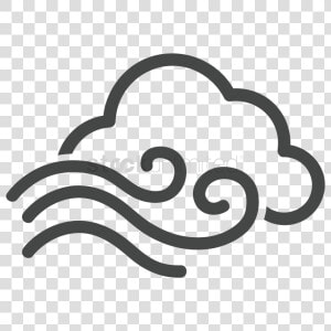 Wave Clipart Wind Free On Transparent Png   Cloud And Wind Clipart  Png Download