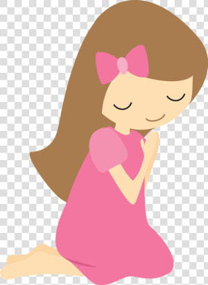 Menina Carteles E Ilustraciones   Menininha Orando  HD Png Download