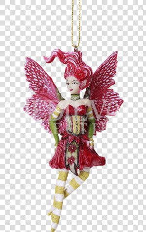 Poinsettia Fairy Hanging Ornament   Christmas Ornament  HD Png Download