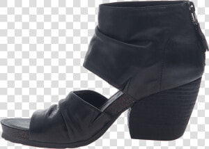 Womens Heel Sandal Patchouli In Black Inside View   Sandal  HD Png Download