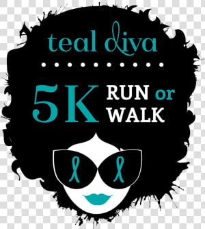 Td racehead2019   Teal Diva 5k Charleston  HD Png Download