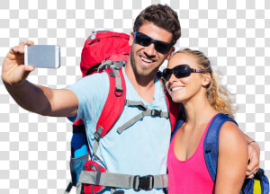 Couple Traveling Png Image   Couple With Sunglasses Png  Transparent Png
