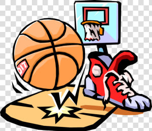Vector Illustration Of Sport Of Basketball Ball With   Basketball Clip Art  HD Png Download