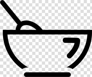 Cup With A Spoon Inside   Chopsticks And Bowl White Icon Png  Transparent Png
