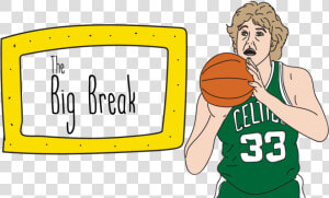 The Path Of Patrick Vassel   Larry Bird Clipart  HD Png Download