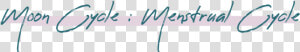 Menstrual Cycle   Calligraphy  HD Png Download