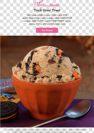 Baskin Robbins Trick Oreo Treat Png Download Halloween   Transparent Png